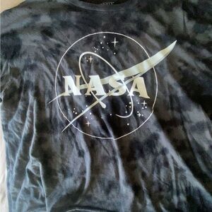 NASA Logo Black Graphic Tee